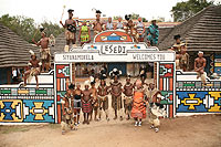 Lesedi Cultural Village entrance
